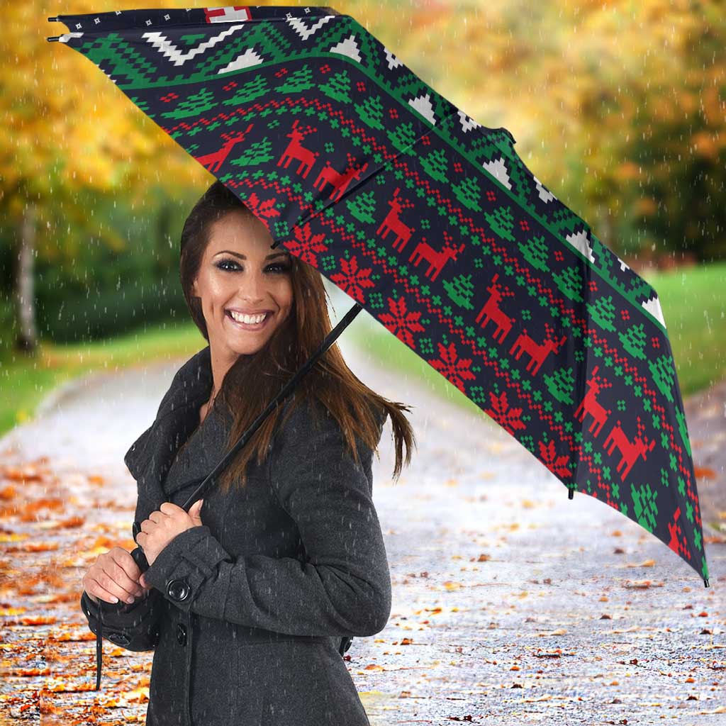 The Season To Be Jolly Siberian Husky Xmas Ball Christmas Umbrella Xmas Holiday Patterns - Wonder Print Shop