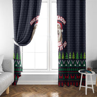The Season To Be Jolly Siberian Husky Xmas Ball Christmas Window Curtain Xmas Holiday Patterns - Wonder Print Shop
