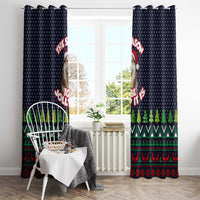 The Season To Be Jolly Siberian Husky Xmas Ball Christmas Window Curtain Xmas Holiday Patterns - Wonder Print Shop