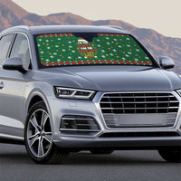 Too Cute For The Naughty List Christmas Auto Sun Shade Xmas Holiday Patterns - Wonder Print Shop