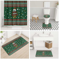 Too Cute For The Naughty List Christmas Bathroom Set Xmas Holiday Patterns - Wonder Print Shop
