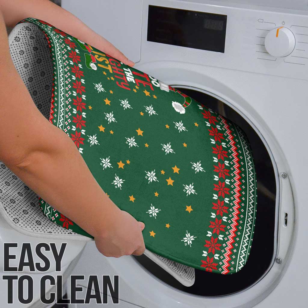 Too Cute For The Naughty List Christmas Bathroom Set Xmas Holiday Patterns - Wonder Print Shop