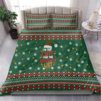 Too Cute For The Naughty List Christmas Bedding Set Xmas Holiday Patterns - Wonder Print Shop