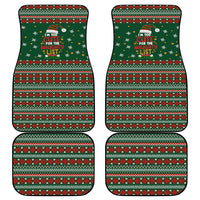 Too Cute For The Naughty List Christmas Car Mats Xmas Holiday Patterns - Wonder Print Shop