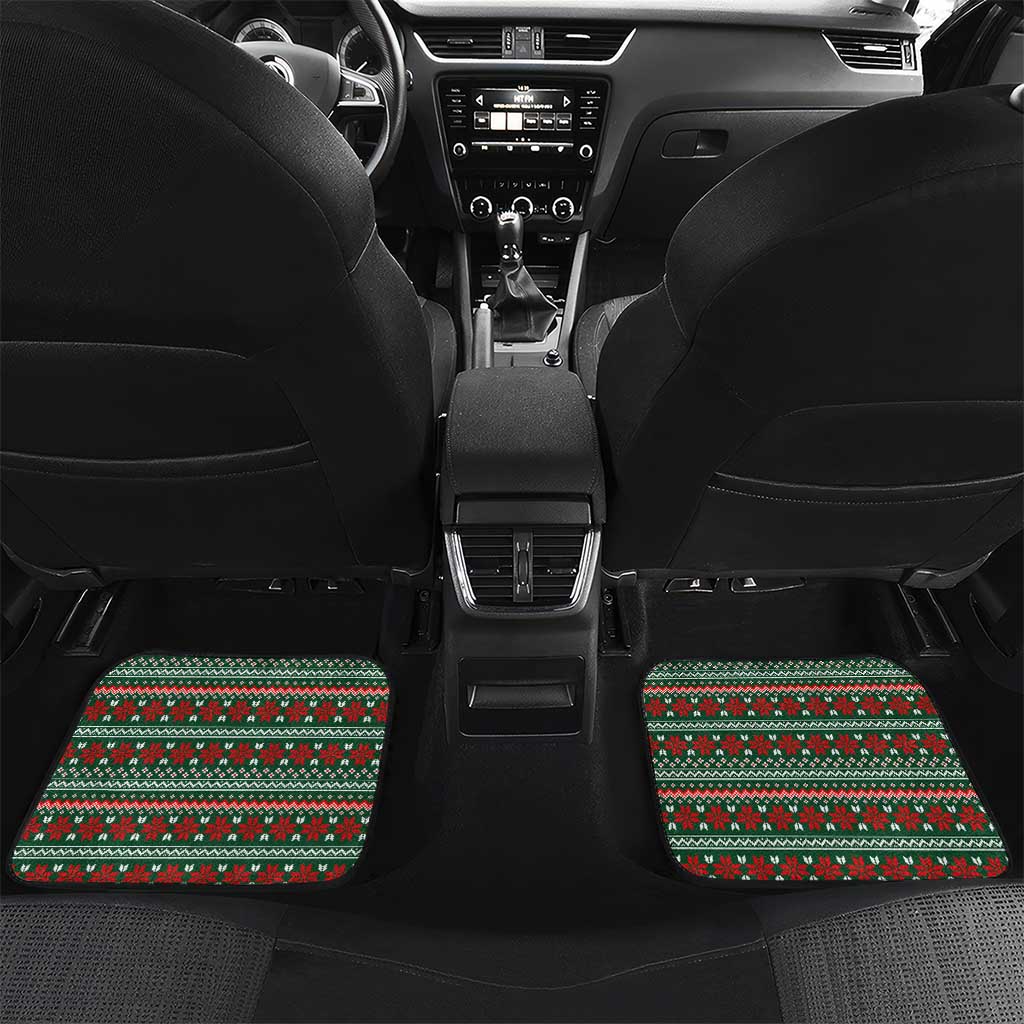 Too Cute For The Naughty List Christmas Car Mats Xmas Holiday Patterns - Wonder Print Shop