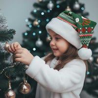 Too Cute For The Naughty List Christmas Santa Hat Xmas Holiday Patterns - Wonder Print Shop