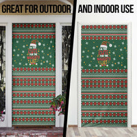 Too Cute For The Naughty List Christmas Door Cover Xmas Holiday Patterns - Wonder Print Shop