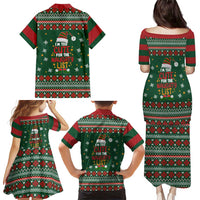 Too Cute For The Naughty List Christmas Family Matching Puletasi and Hawaiian Shirt Xmas Holiday Patterns - Wonder Print Shop