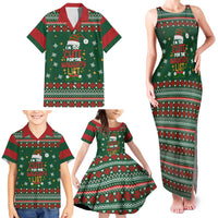 Too Cute For The Naughty List Christmas Family Matching Tank Maxi Dress and Hawaiian Shirt Xmas Holiday Patterns - Wonder Print Shop