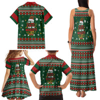 Too Cute For The Naughty List Christmas Family Matching Tank Maxi Dress and Hawaiian Shirt Xmas Holiday Patterns - Wonder Print Shop