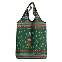 Too Cute For The Naughty List Christmas Grocery Bag Xmas Holiday Patterns - Wonder Print Shop