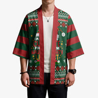 Too Cute For The Naughty List Christmas Kimono Xmas Holiday Patterns - Wonder Print Shop
