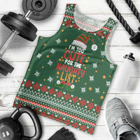 Too Cute For The Naughty List Christmas Men Tank Top Xmas Holiday Patterns - Wonder Print Shop