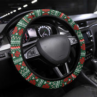 Too Cute For The Naughty List Christmas Steering Wheel Cover Xmas Holiday Patterns - Wonder Print Shop