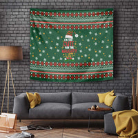 Too Cute For The Naughty List Christmas Tapestry Xmas Holiday Patterns - undefined