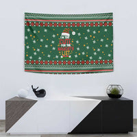 Too Cute For The Naughty List Christmas Tapestry Xmas Holiday Patterns - undefined