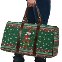 Too Cute For The Naughty List Christmas Travel Bag Xmas Holiday Patterns - Wonder Print Shop