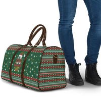 Too Cute For The Naughty List Christmas Travel Bag Xmas Holiday Patterns - Wonder Print Shop