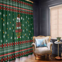 Too Cute For The Naughty List Christmas Window Curtain Xmas Holiday Patterns - Wonder Print Shop