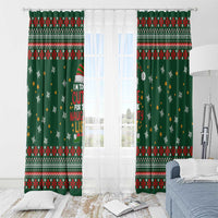 Too Cute For The Naughty List Christmas Window Curtain Xmas Holiday Patterns - Wonder Print Shop