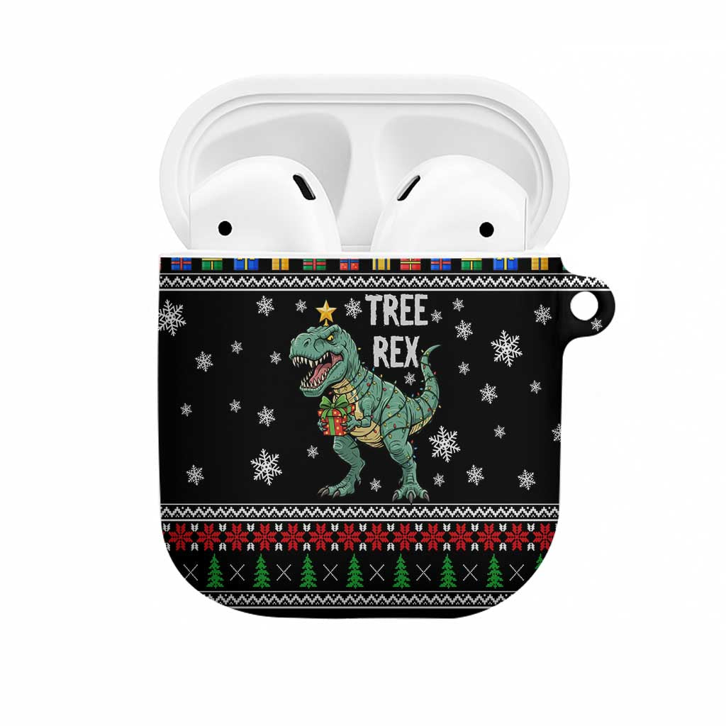Tree Rex Christmas AirPods Case Xmas Holiday Patterns - Wonder Print Shop