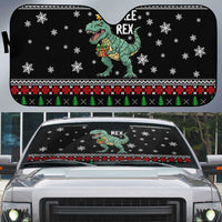 Tree Rex Christmas Auto Sun Shade Xmas Holiday Patterns - Wonder Print Shop