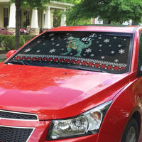 Tree Rex Christmas Auto Sun Shade Xmas Holiday Patterns - Wonder Print Shop