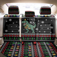 Tree Rex Christmas Back Car Seat Cover Xmas Holiday Patterns - Wonder Print Shop