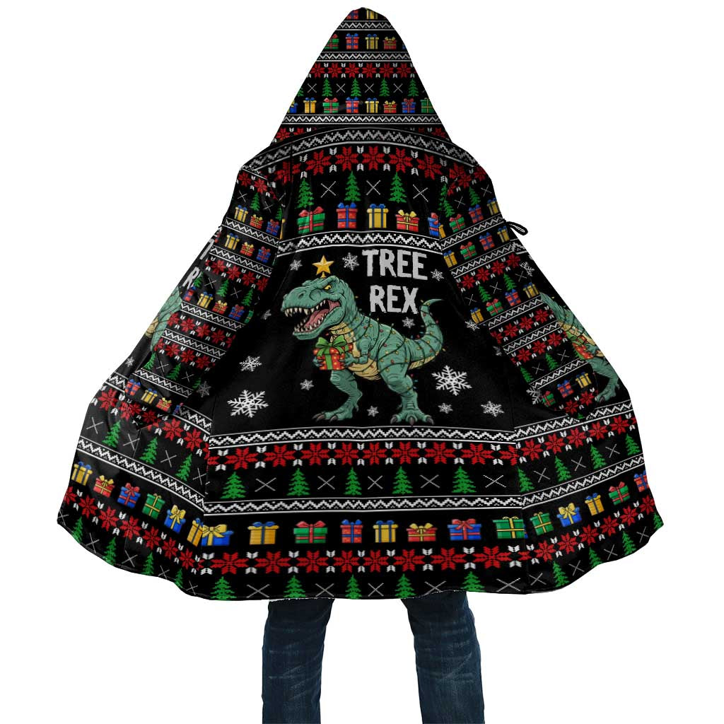 Tree Rex Christmas Cloak Xmas Holiday Patterns - Wonder Print Shop