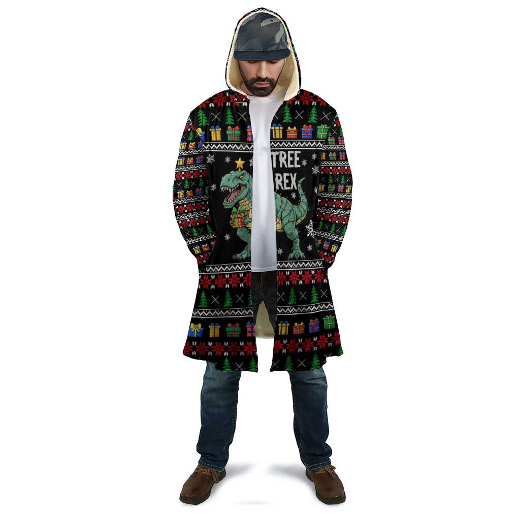 Tree Rex Christmas Cloak Xmas Holiday Patterns - Wonder Print Shop