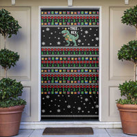 Tree Rex Christmas Door Cover Xmas Holiday Patterns - Wonder Print Shop