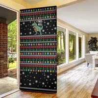 Tree Rex Christmas Door Cover Xmas Holiday Patterns - Wonder Print Shop