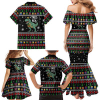 Tree Rex Christmas Family Matching Mermaid Dress and Hawaiian Shirt Xmas Holiday Patterns - Wonder Print Shop