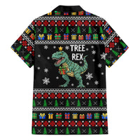 Tree Rex Christmas Family Matching Mermaid Dress and Hawaiian Shirt Xmas Holiday Patterns - Wonder Print Shop