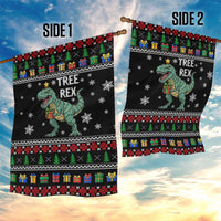 Tree Rex Christmas Garden Flag Xmas Holiday Patterns - Wonder Print Shop