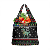 Tree Rex Christmas Grocery Bag Xmas Holiday Patterns - Wonder Print Shop
