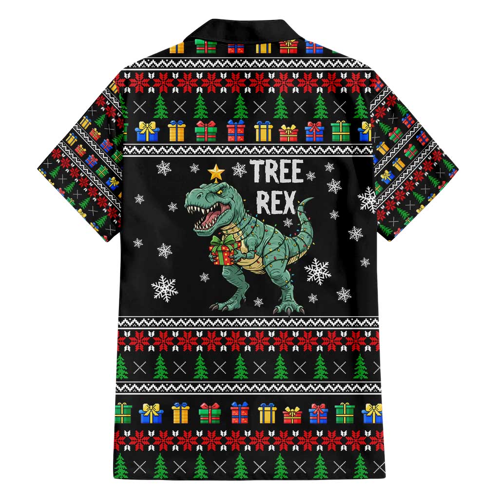 Tree Rex Christmas Hawaiian Shirt Xmas Holiday Patterns - Wonder Print Shop