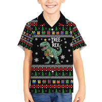 Tree Rex Christmas Hawaiian Shirt Xmas Holiday Patterns - Wonder Print Shop