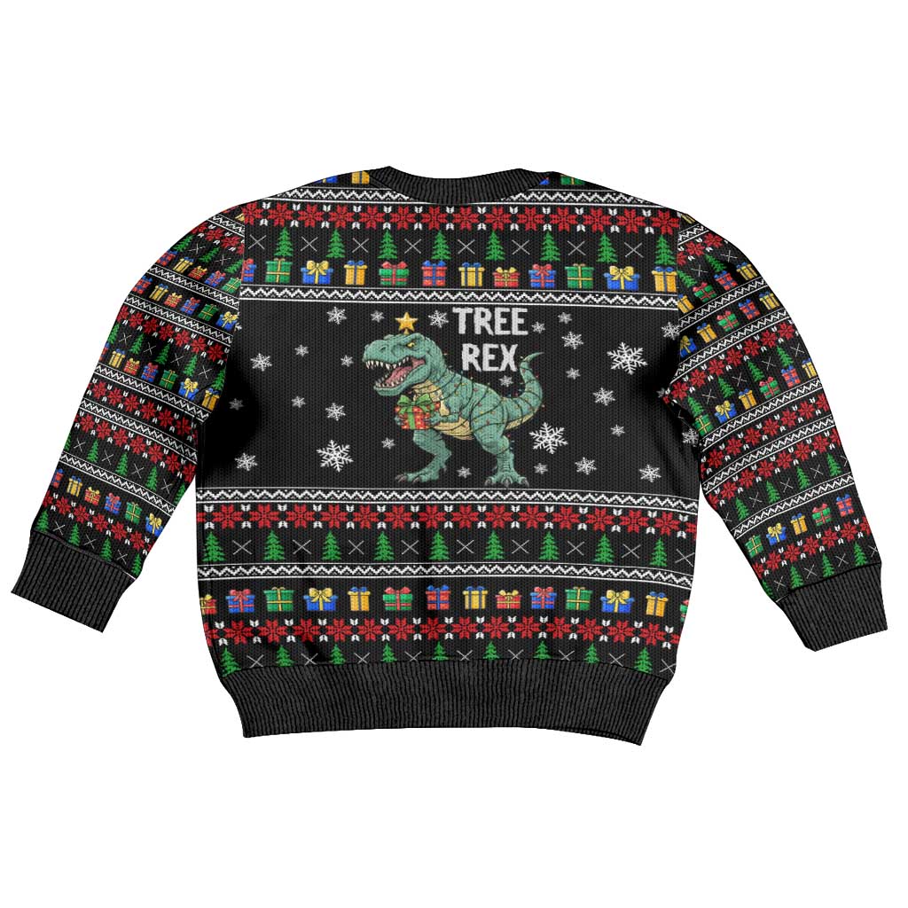 Tree Rex Christmas Kid Ugly Christmas Sweater Xmas Holiday Patterns - Wonder Print Shop