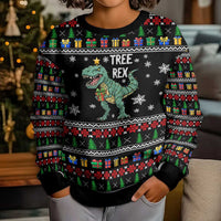Tree Rex Christmas Kid Ugly Christmas Sweater Xmas Holiday Patterns - Wonder Print Shop