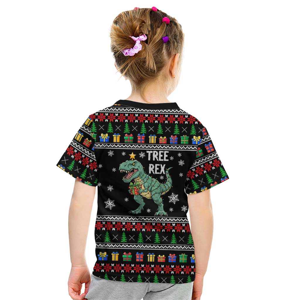 Tree Rex Christmas Kid T Shirt Xmas Holiday Patterns - Wonder Print Shop