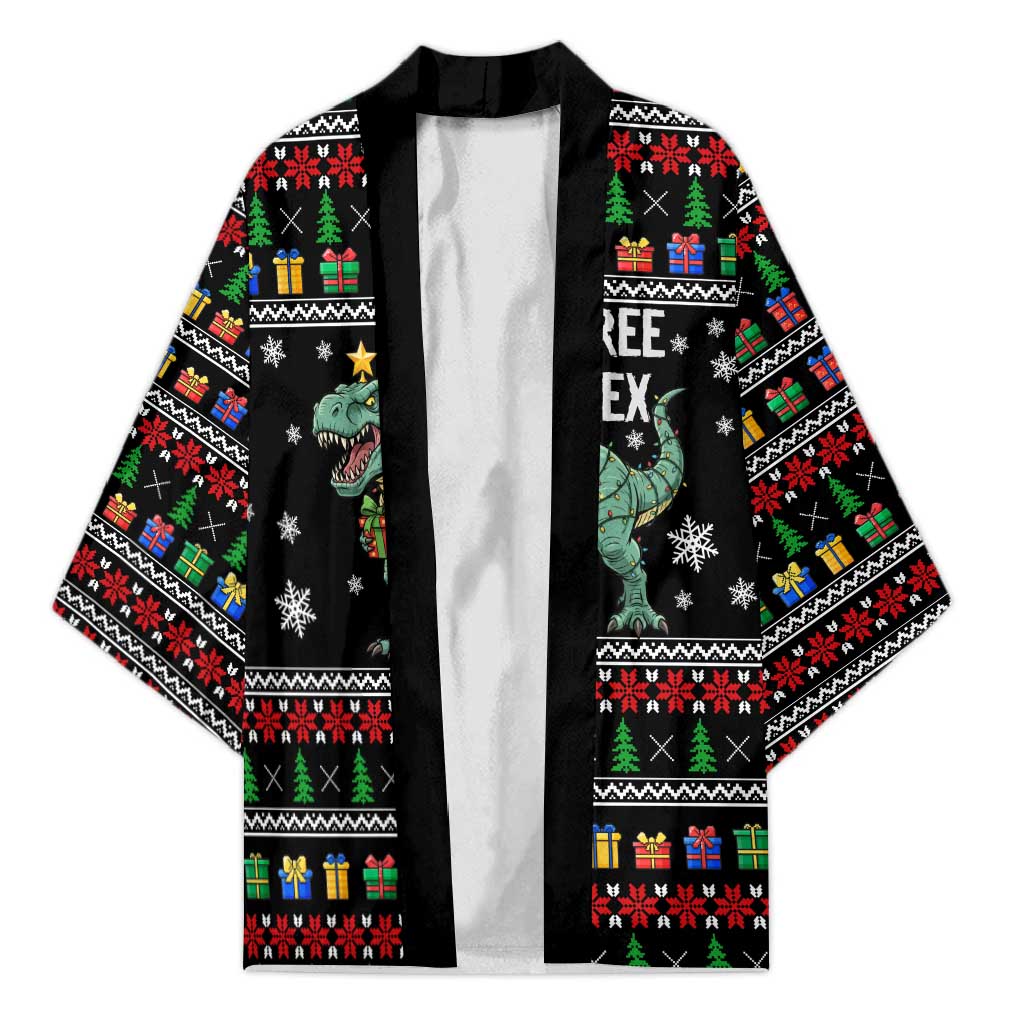 Tree Rex Christmas Kimono Xmas Holiday Patterns - Wonder Print Shop