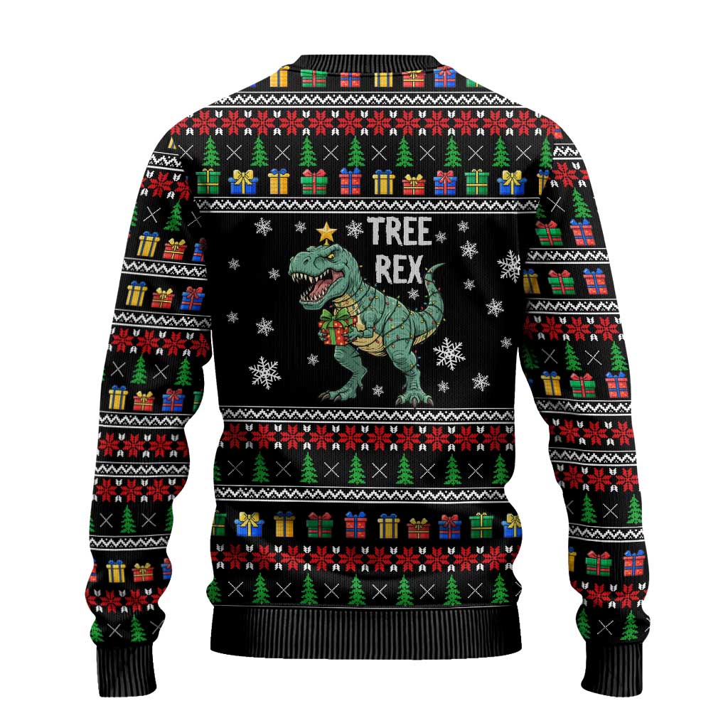 Tree Rex Christmas Ugly Christmas Sweater Xmas Holiday Patterns - Wonder Print Shop