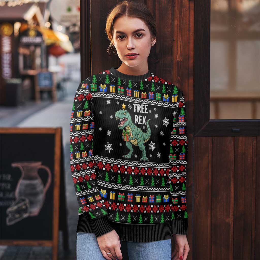 Tree Rex Christmas Ugly Christmas Sweater Xmas Holiday Patterns - Wonder Print Shop