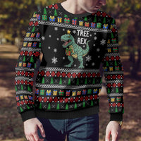 Tree Rex Christmas Ugly Christmas Sweater Xmas Holiday Patterns - Wonder Print Shop