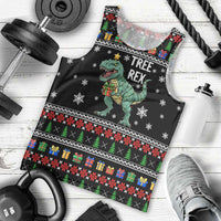 Tree Rex Christmas Men Tank Top Xmas Holiday Patterns - Wonder Print Shop