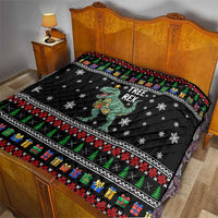 Tree Rex Christmas Quilt Xmas Holiday Patterns - Wonder Print Shop
