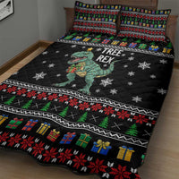 Tree Rex Christmas Quilt Bed Set Xmas Holiday Patterns - Wonder Print Shop