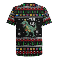 Tree Rex Christmas Rugby Jersey Xmas Holiday Patterns - Wonder Print Shop