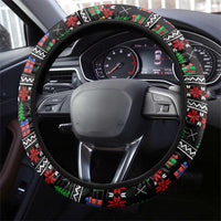 Tree Rex Christmas Steering Wheel Cover Xmas Holiday Patterns - Wonder Print Shop